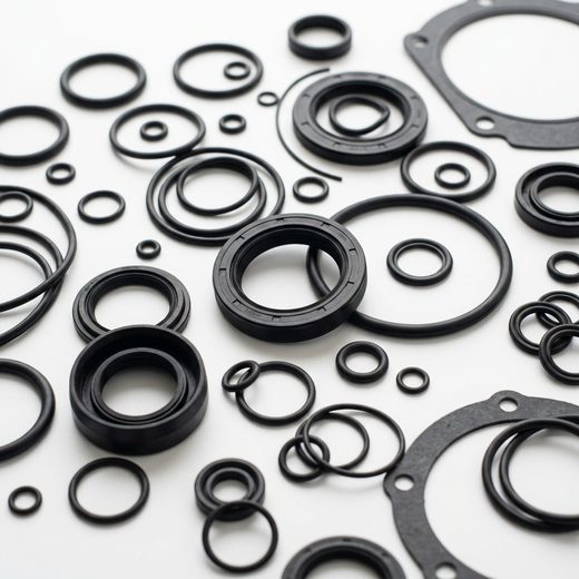 Assorted O-rings and oil seals
